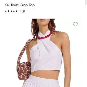 NWT halter top from Staud, light blue